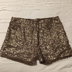 Cherish Gold Sequin Shorts
